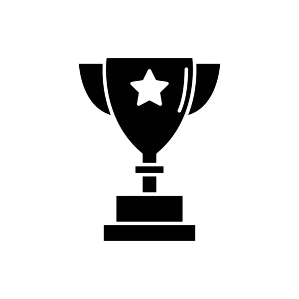 Trophy Icon Icon Champion Design Template Vector — Stock Vector