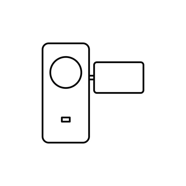Kamera Hattı Simgesi Şablon Vektörü Tasarla — Stok Vektör