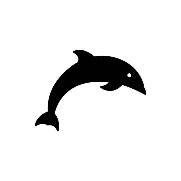 Delphin Symbol Designschablonen Vektor — Stockvektor