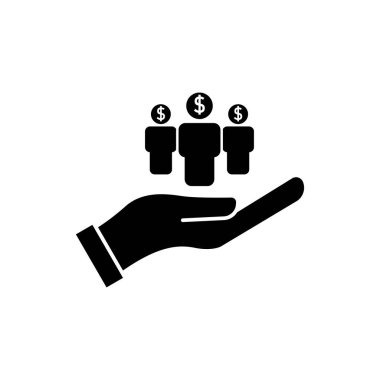 İş dünyası ikonu. Şablon vektörü tasarla