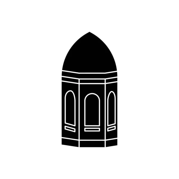 Símbolo Mezquita Diseño Plantilla Vector — Vector de stock
