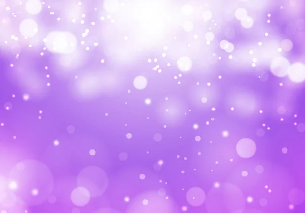 Riflessi Luce Sfocati Viola Bokeh Background Purple Luci Glitter — Foto Stock