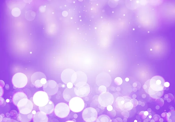 Abstracto Difuminado Púrpura Brillo Bombillas Luces Fondo —  Fotos de Stock