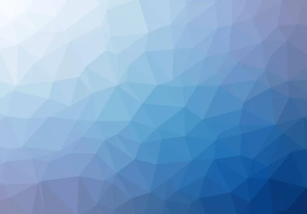 Stílusú Kék Absztrakt Geometriai Kócos Háromszög Alacsony Poli — Stock Fotó