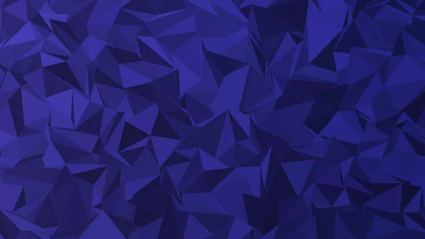 Темно Синій Абстрактний Геометричний Рваний Трикутний Низькополістичний Стиль — стокове фото