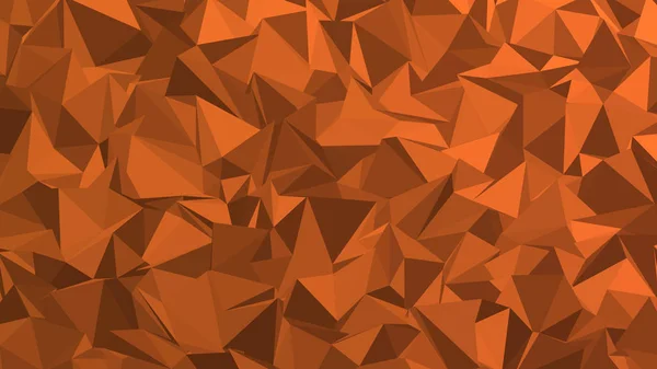 Brown Abstract Geometric Rumpled Triangular Low Poly Style — Stock Photo, Image