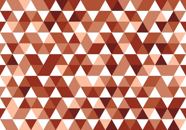 Braune Dreieck Muster Hintergrund Mosaik Muster Abstrakter Hintergrund — Stockfoto
