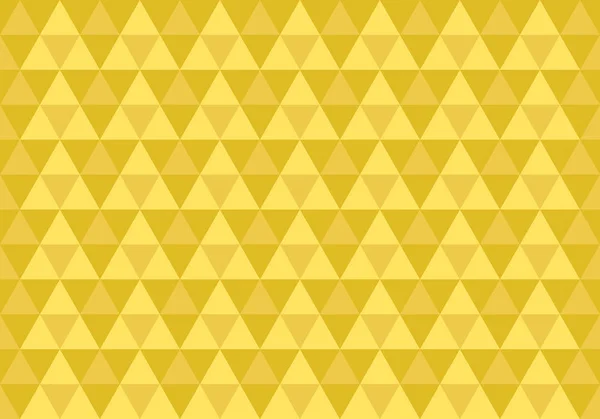 Goldene Gelbe Dreieck Muster Hintergrund Mosaik Muster Abstrakten Hintergrund — Stockfoto