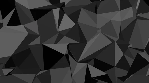 Schwarze Abstrakte Geometrische Rumpeldreieck Hintergrund Geometrie Background Polygon Hintergrund — Stockfoto