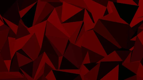Piros Absztrakt Geometriai Kócos Háromszög Háttér Geometria Background Polygon Háttér — Stock Fotó