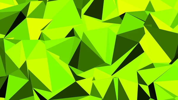 Grön Abstrakt Geometrisk Skrynklig Triangel Bakgrund Geometri Background Polygon Bakgrund — Stockfoto