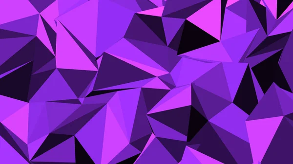 バイオレット抽象的な幾何学的なしわくちゃ三角形背景 ジオメトリ Background Polygon — ストック写真