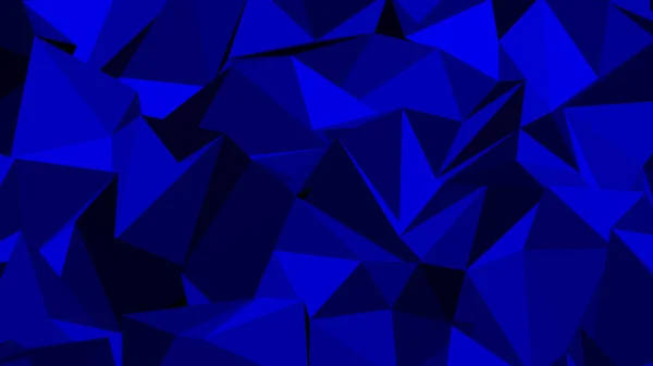 Kék Absztrakt Geometriai Kócos Háromszög Háttér Geometria Background Polygon Háttér — Stock Fotó