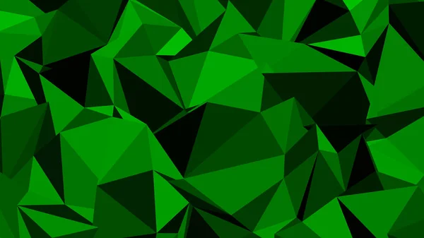 Zielony Abstrakcja Geometryczna Popsutymi Trójkąt Tło Tło Background Polygon Geometrii — Zdjęcie stockowe