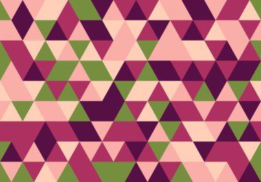 Retro üçgen desen arka plan, mozaik desen arka plan.