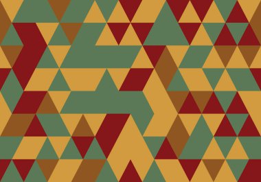 Retro üçgen desen arka plan, mozaik desen arka plan.