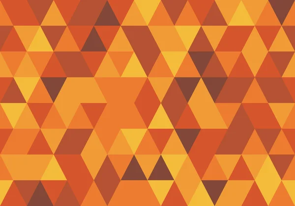 Orange Abstract Triangle Background Colorful Mosaic Pattern — Stock Photo, Image