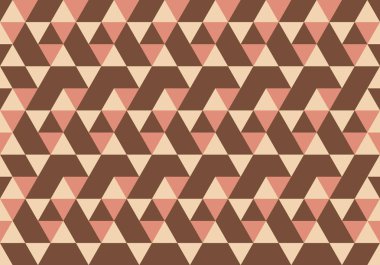 Retro soyut geometrik sorunsuz üçgen arka plan, geometri b
