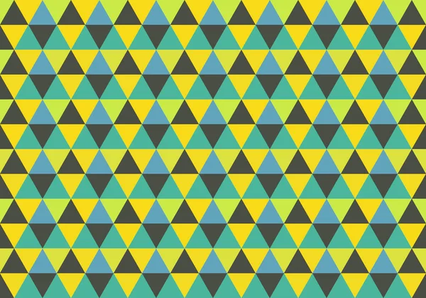 Blu grigio e giallo astratto geometrico senza cuciture triangolo backgr — Foto Stock