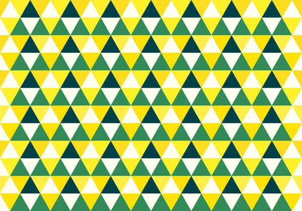 Grün gelb abstrakt geometrische nahtlose Dreieck Hintergrund, Geo — Stockfoto