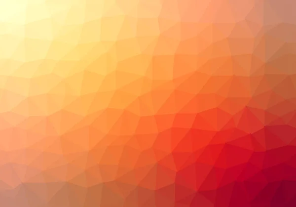 Ilustración poligonal naranja, que consiste en triángulos. Geome. — Foto de Stock