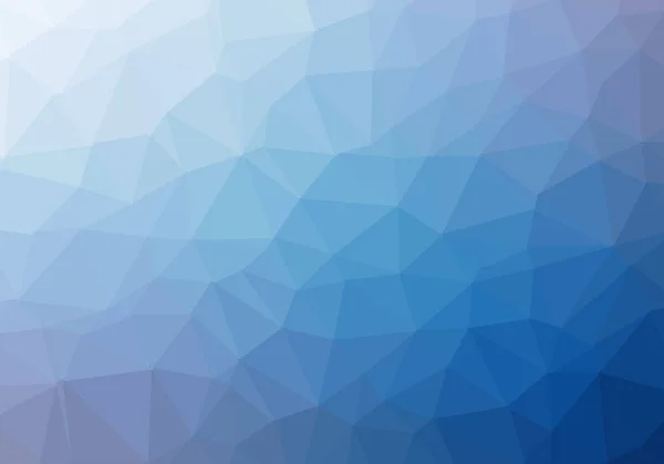 Ilustração poligonal azul, que consiste em triângulos. Geometr — Fotografia de Stock