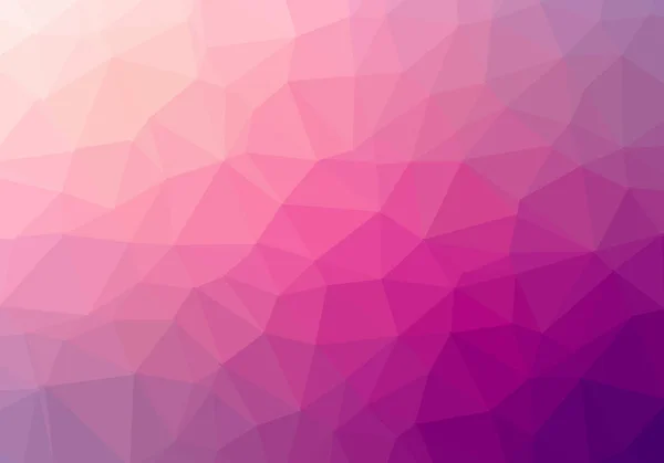 Magenta polygonal illustration, which consist of triangles. Geom — Stock Photo, Image