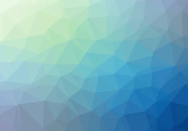 Illustrazione poligonale blu scuro, che consiste di triangoli. Ge — Foto Stock