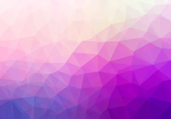 Purple and dark blue polygonal illustration, which consist of tr — Stock Photo, Image