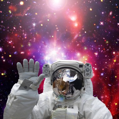 Astronot dalgaları. Nasa tarafından döşenmiş bu görüntünün unsurları.