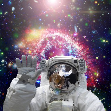 Astronot dalgaları. Nasa tarafından döşenmiş bu görüntünün unsurları.