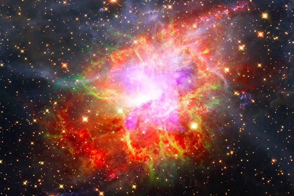 Fantastisk galax. Stjärnor, nebulosa och gas. Beståndsdelarna av denna Tange — Stockfoto