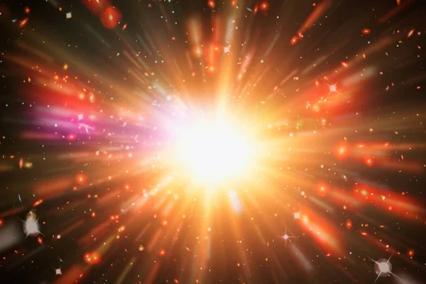 Csillag csobbanás. Elemeit a kép által szolgáltatott NASA. — Stock Fotó