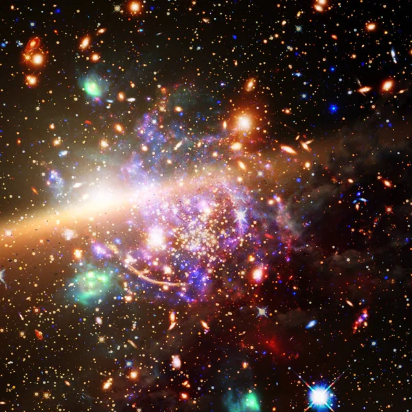 Fantastisk Galaxy View och stjärnor. Elementen i denna bild enk — Stockfoto