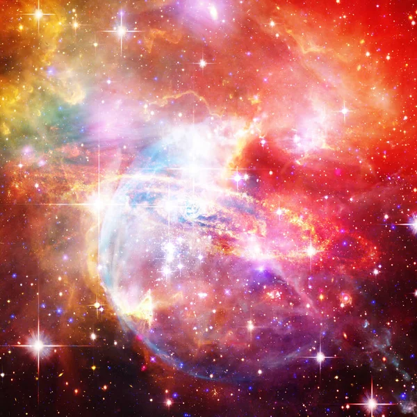 Galaxie und Sterne. die elemente dieses bildes von nasa. — Stockfoto