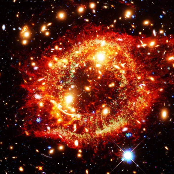 Галактик. Елементи цього образу оформлені НАСА. — стокове фото