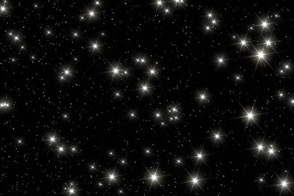 Lindas estrelas no fundo do céu — Fotografia de Stock