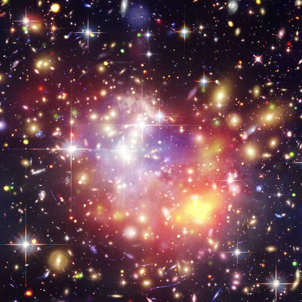 Wunderbare Galaxie in einem tiefen Raum. die Elemente dieses Bildes Pelz — Stockfoto