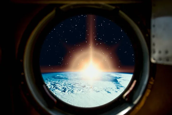 宇宙船からの眺めこの画像の要素は、bを供給 — ストック写真