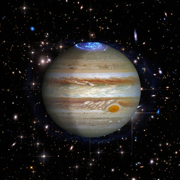 Jupiter. Elementele acestei imagini furnizate de NASA . — Fotografie, imagine de stoc