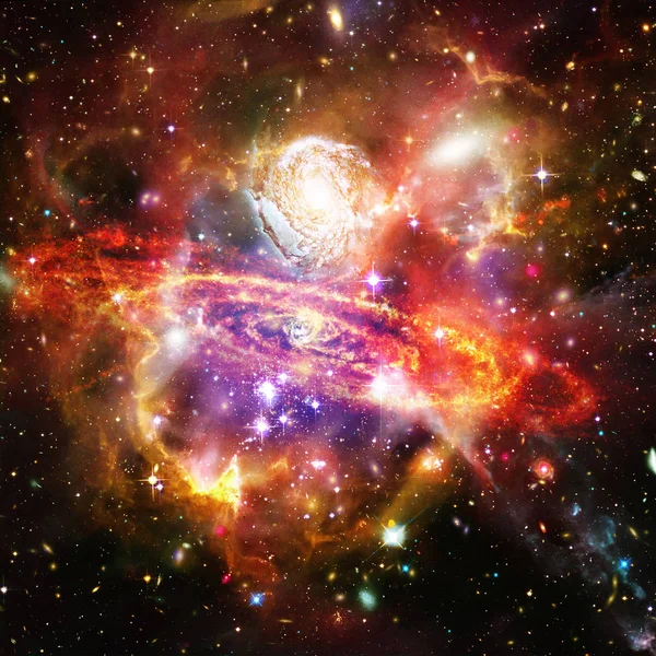 Galáxia e estrelas. Os elementos desta imagem fornecidos pela NASA . — Fotografia de Stock