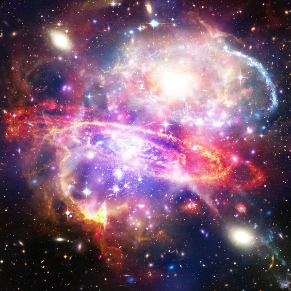 Galaxie et étoiles. Les éléments de cette image fournis par la NASA . — Photo