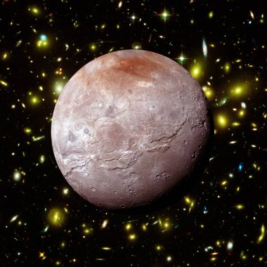 Pluto. Güneş sisteminin cüce gezegeni. Bu im elemanları