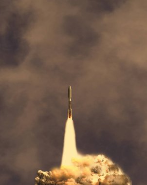 Roket uzay gemisi. Nasa tarafından döşenmiş bu görüntünün unsurları.