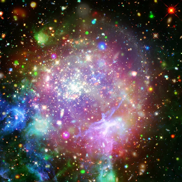 Incredibile vista sulla galassia. Gli elementi di questa immagine forniti dal NAS — Foto Stock