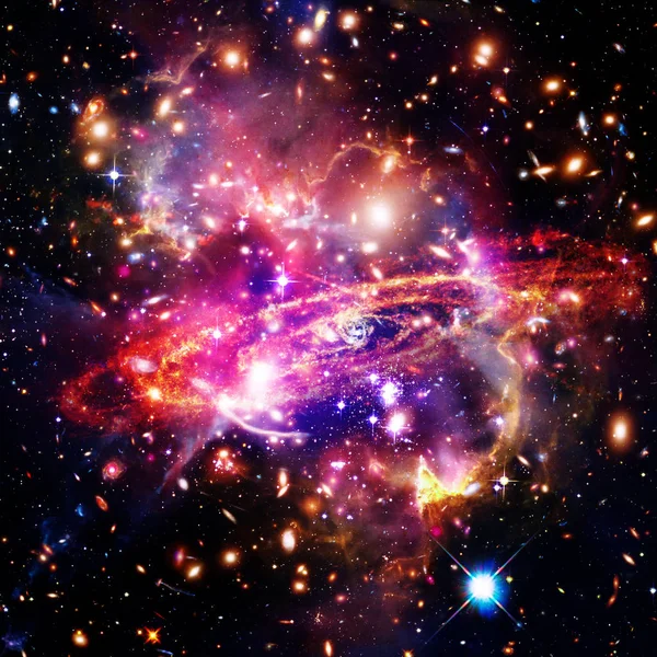 Geweldig Galaxy View en sterren. De elementen van deze afbeelding furnis — Stockfoto