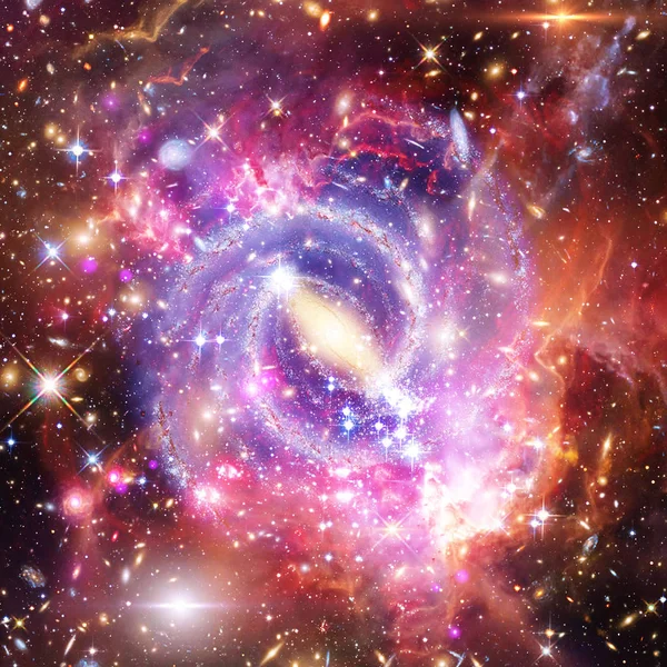 Galaxie, Nebel und Gas. die Elemente dieses Bildes, das von — Stockfoto