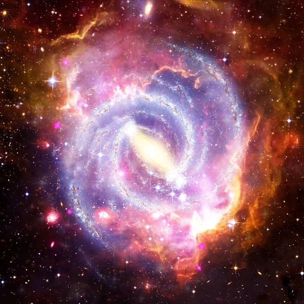 Galaxia y luz. Los elementos de esta imagen proporcionados por la NASA . —  Fotos de Stock