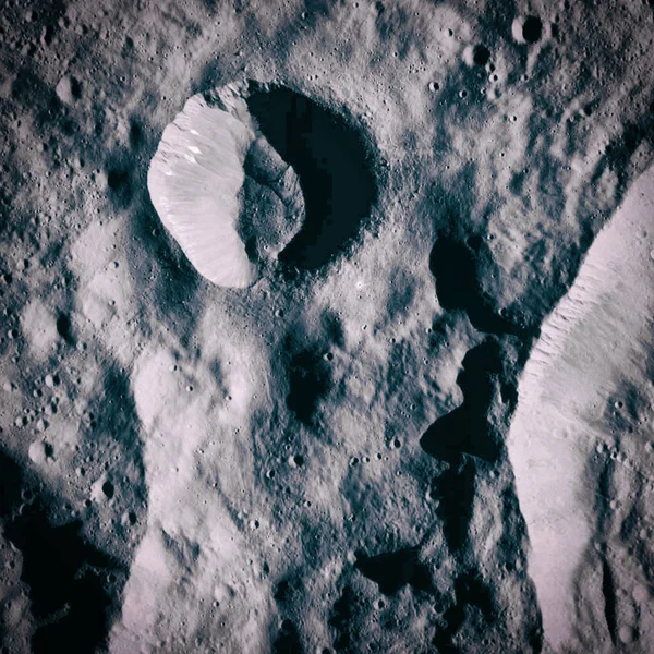 Craters, planet surface. Moon.  Elements of this image furnished