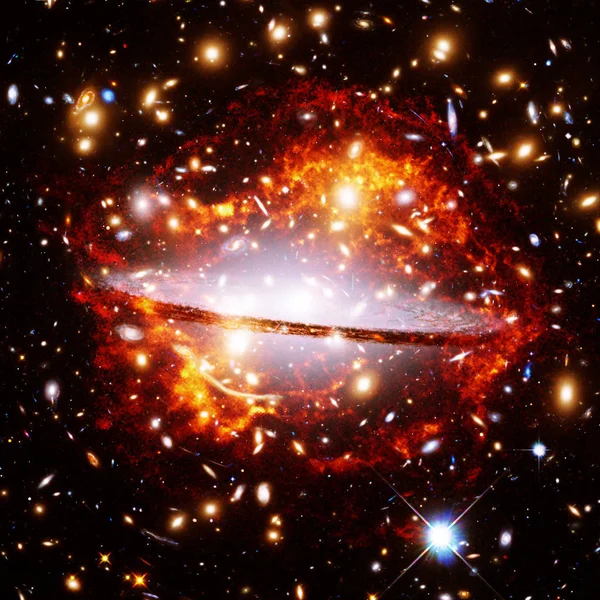 Galaxer. Elementen i denna bild möblerad av NASA. — Stockfoto